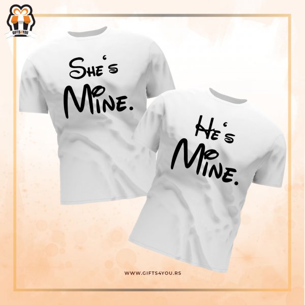 Majica  za parove - she-he mine