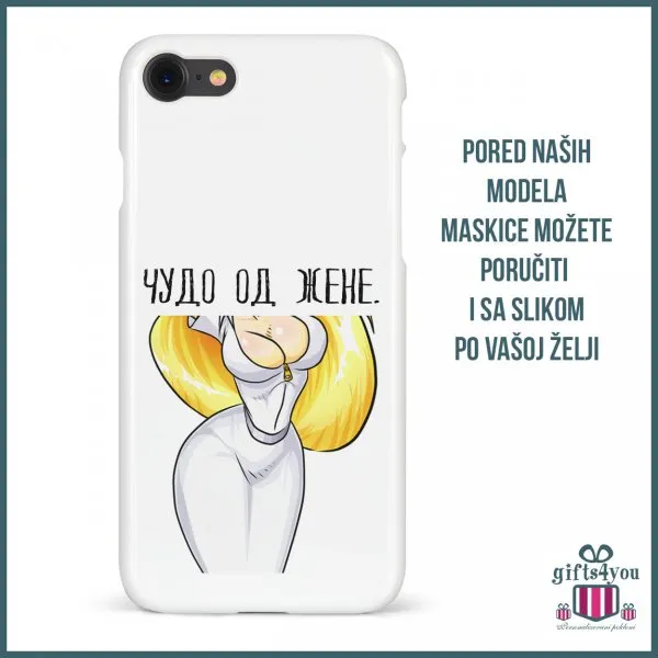 Čudo od žene maska za telefon