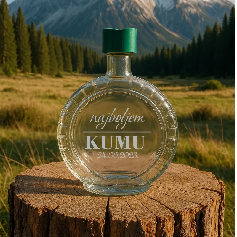 Staklena čutura - Najboljem kumu