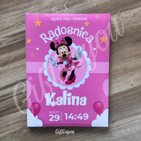 Dečija Radosnica Mini maus roze-1