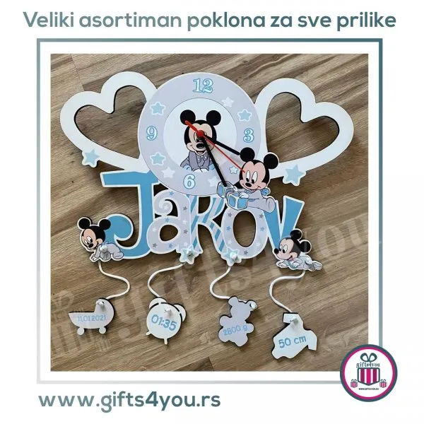 Dečiji sat - Mickey mouse