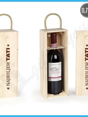 Najbolji tata na svetu poklon kutija za vino