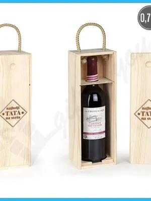 Najbolji tata na svetu poklon kutija za vino