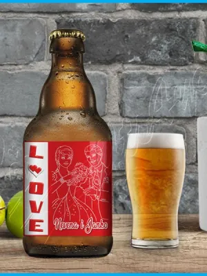 Nalepnica za pivo love