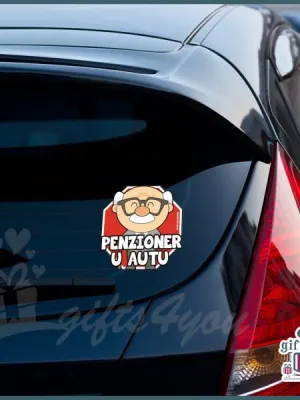 Penzioner u autu - deka