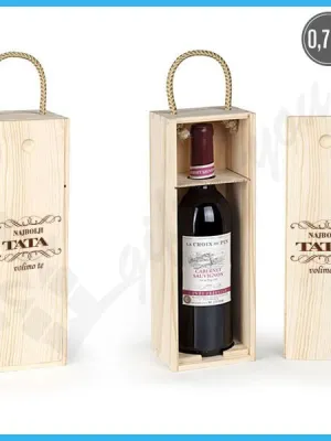 Najbolji tata na svetu poklon kutija za vino