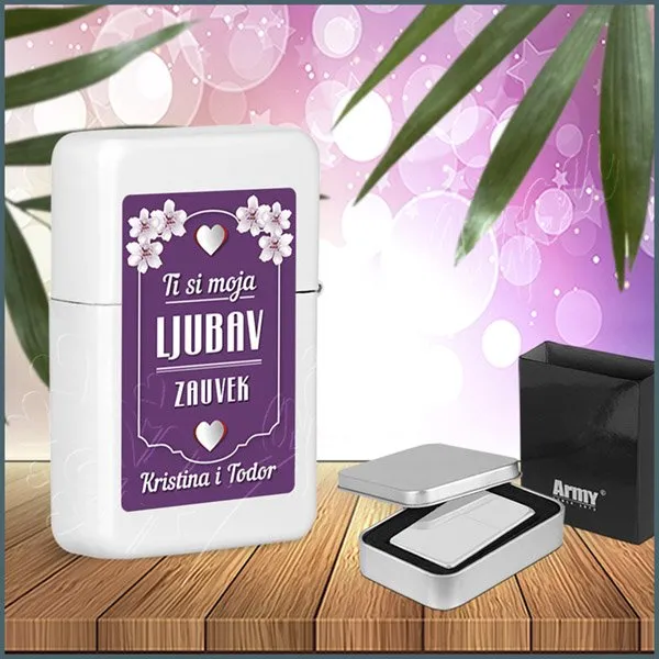 Proizvod Ti si moja ljubav zauvek poklon upaljač Slika