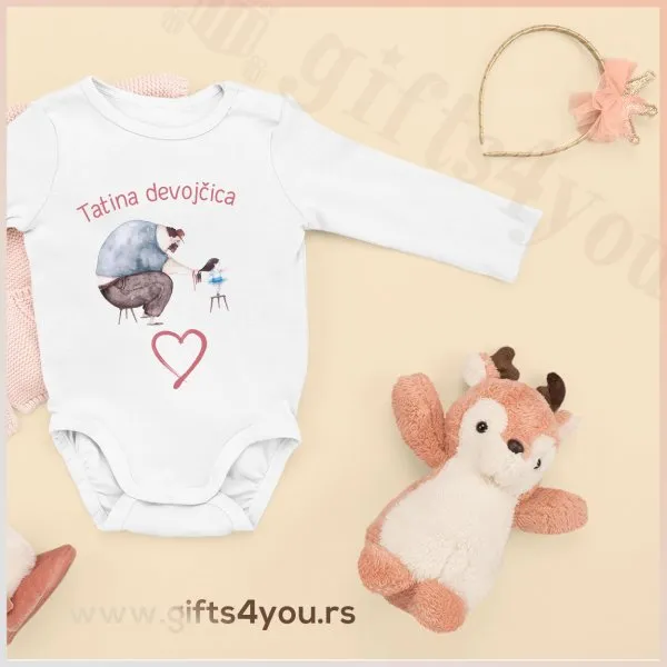 Proizvod Bodići za bebe - Tatina devojčica Slika