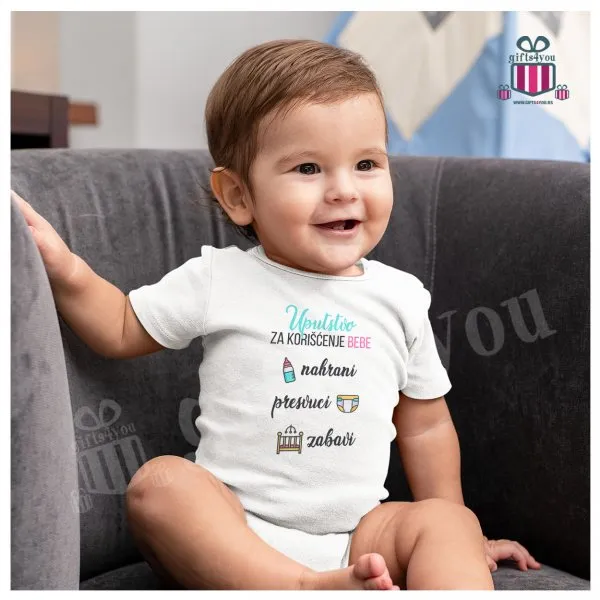 Proizvod Bodići za bebe - Uputstvo za korišćenje bebe Slika