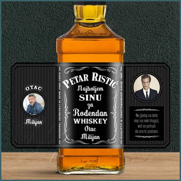 Proizvod Najboljem sinu whiskey Jack Daniels Slika