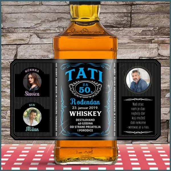 Proizvod Srećan rođendan whiskey Jack Daniels Slika