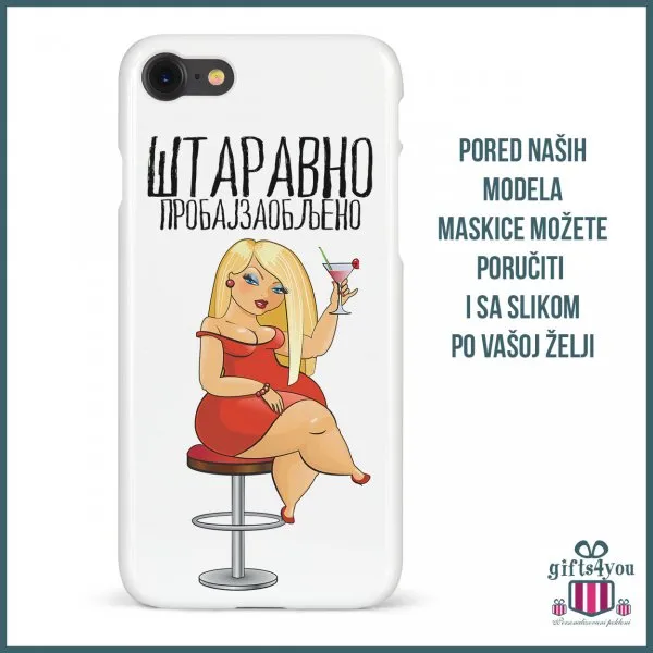 Proizvod Šta ravno probaj zaobljeno maska za telefon Slika