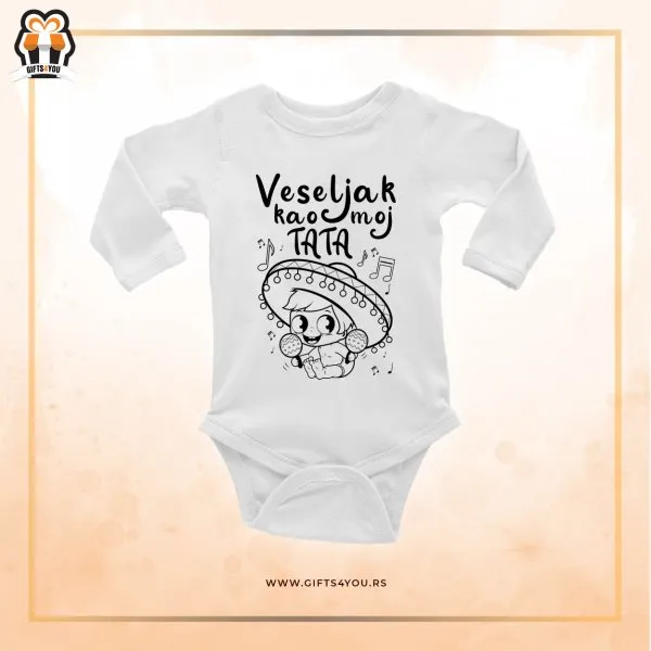 Proizvod Bodići za bebe - veseljak kao moj tata Slika