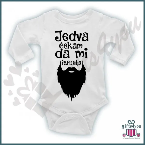 Proizvod Jedva čekam da mi izraste brada bodić Slika