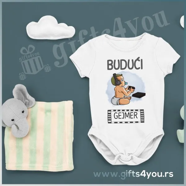 Proizvod Bodići za bebe - Budući gejmer Slika