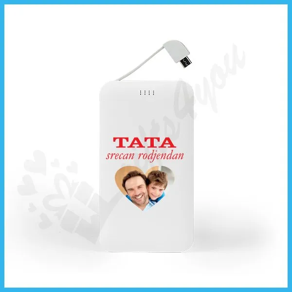 Proizvod Tata srećan rođendan power bank Slika