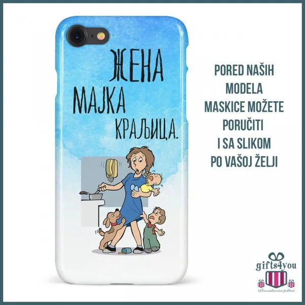 Proizvod Žena majka kraljica maska za telefon Slika