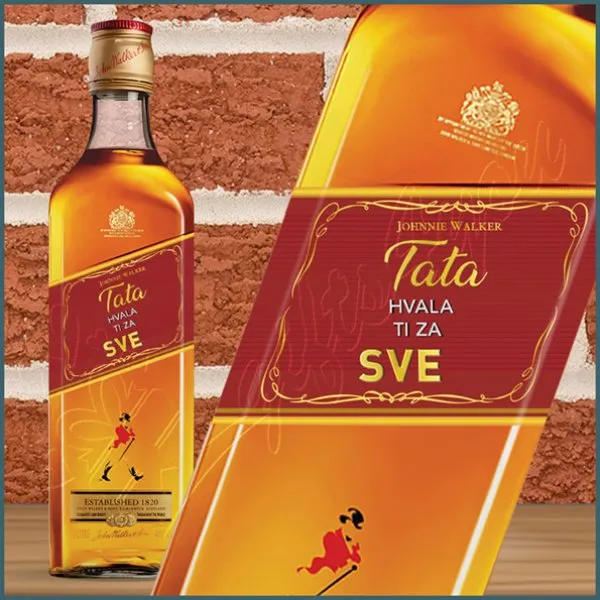 Proizvod Hvala ti za sve whiskey Johnnie Walker Slika