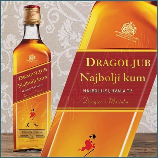 Proizvod Najbolji kum whiskey Johnnie Walker Slika