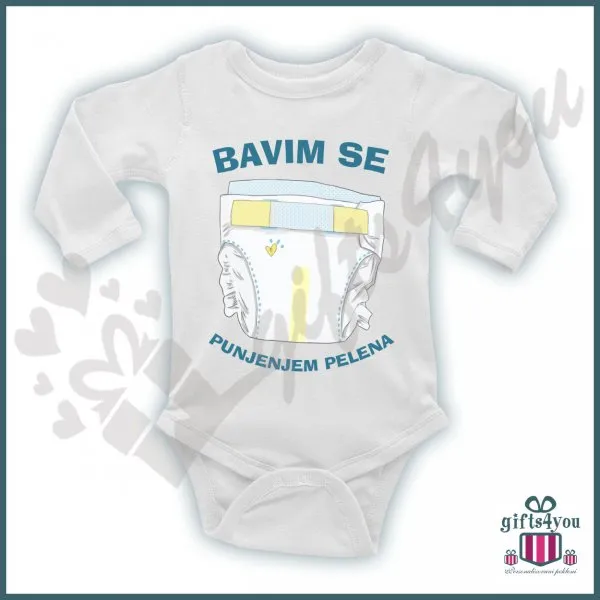 Proizvod Bavim se punjenjem pelena bodić Slika