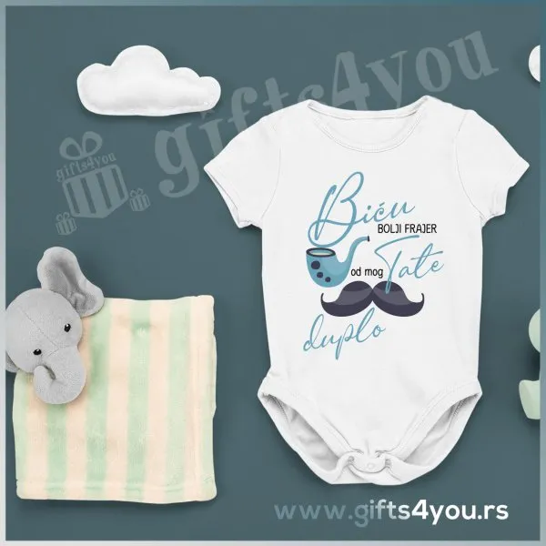 Proizvod Bodići za bebe - Biću bolji frajer od mog tate Slika