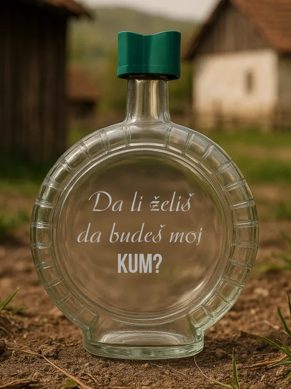 Proizvod Staklena čutura - Da li želiš da budeš moj kum? Slika