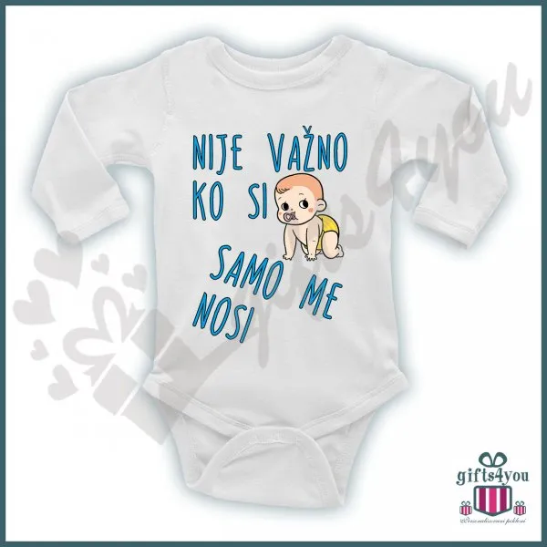 Proizvod Nije važno ko si samo me nosi bodić Slika
