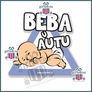 Beba u autu – beba spava