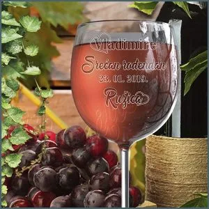 Srećan rođendan čaša za vino Srećan rođendan čaša za vino