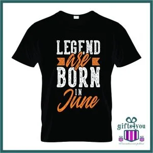Legend are born in june majica Legend are born in june majica